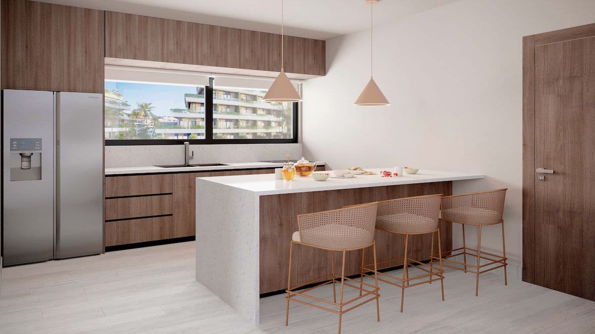 Apartamentos Atlantida - Bavaro Punta Cana Perez Real Estate - cocina equipada