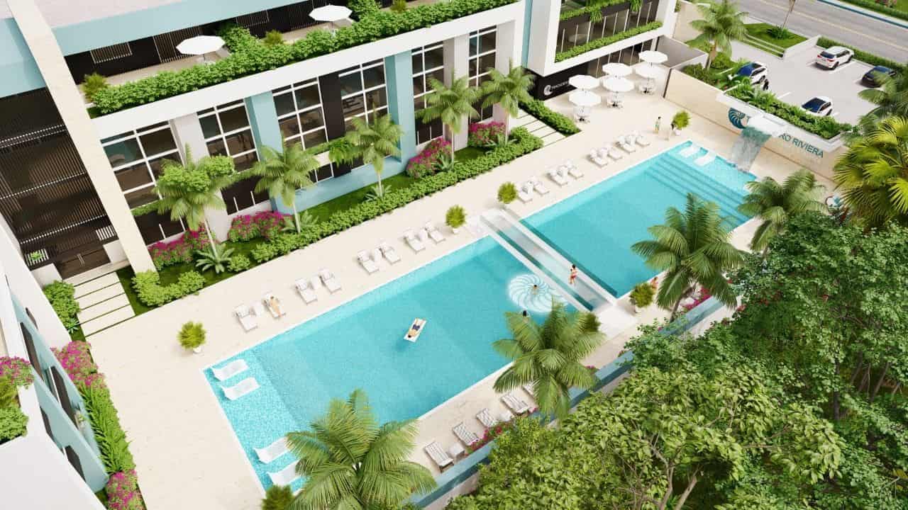 Piscina Apartamentos Tracadero Riviera - Dominicus - Perez Real Estate